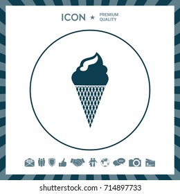 Ice cream symbol