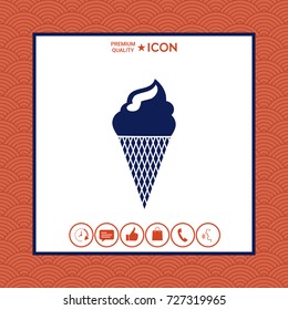 Ice cream symbol