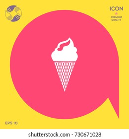 Ice cream symbol