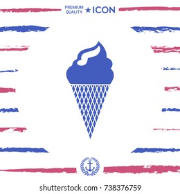 Ice cream symbol