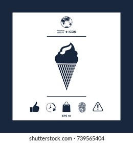 Ice cream symbol