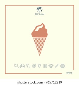 Ice cream symbol