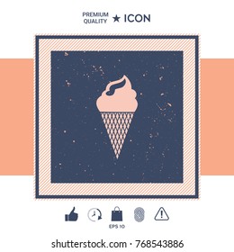 Ice cream symbol