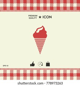 Ice cream symbol