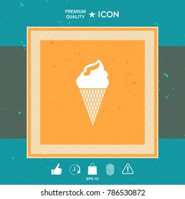 Ice cream symbol