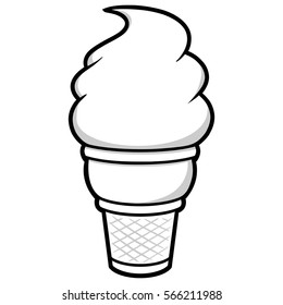 Ice Cream Symbol Illustration