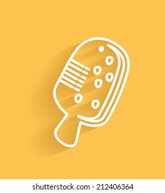 Ice cream symbol,clean vector