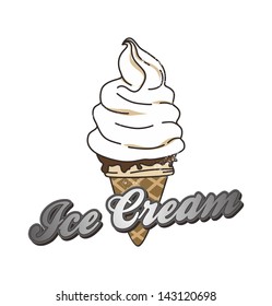 ice cream theme vanilla