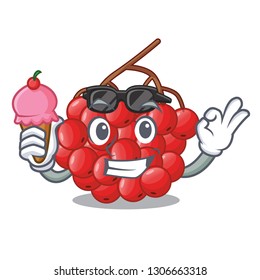 With ice cream tree rowan berries the characters shape