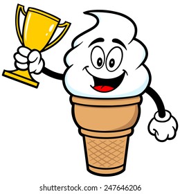 Ice Cream with Trophy