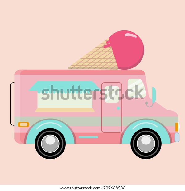 Ice Cream Truck Flat
Icon