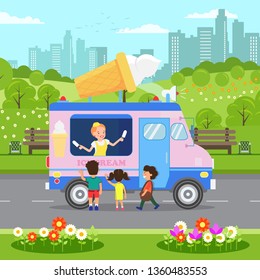 Ice Cream Truck Cartoon Hd Stock Images Shutterstock