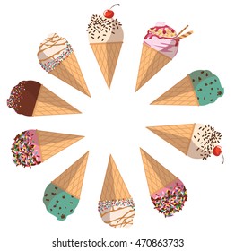 ice cream vector 