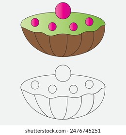 Ice cream vector art work and EPS file.