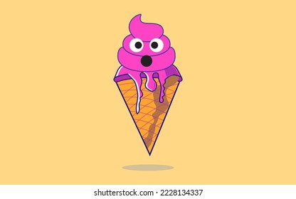 Ice cream vector arts, illstrator