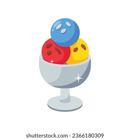 Ice cream vector colorful Stickers icons Design illustration. EPS 10 File