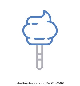 ice cream vector colour line icon
