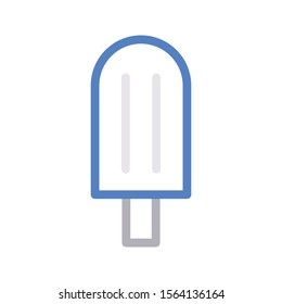 ice cream vector colour line icon 