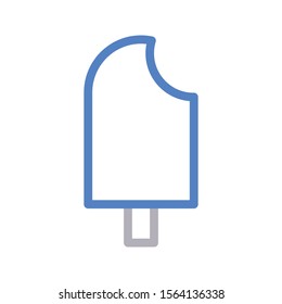 ice cream vector colour line icon 