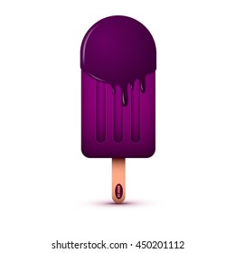 Ice cream vector concept. Illustration template for your design