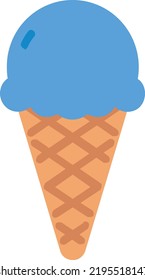 ice cream vector concept on white background. isolated illustration icon