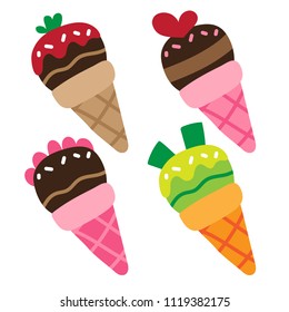 ice cream vector design