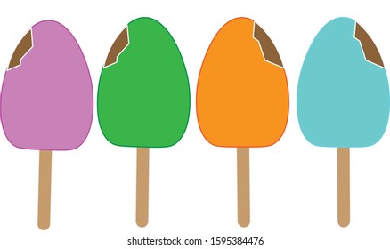 Ice Cream Vector. Ice Cream Design Vector 