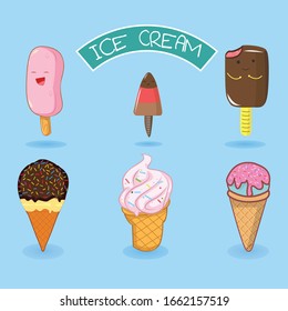 Ice Cream Vector Design