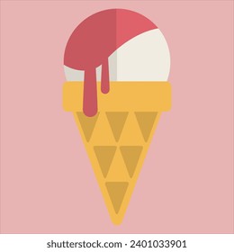 ein Eis-Vektorgrafik für Design