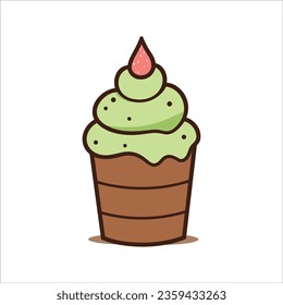 ilustración de archivo vectorial de helado
