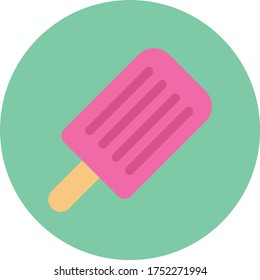 Eiscreme-Vektorfarbsymbol 