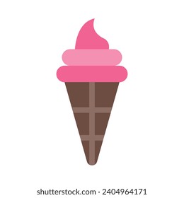 Ice Cream Vector Flat Icon For Personal And Commercial Use.
