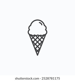 Ice Creme Vektor flach Symbol set.eps