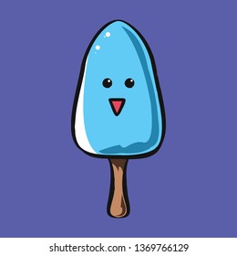 ice cream vector - funny cartoon, tshirt design