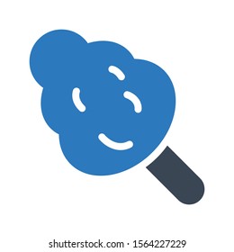 ice cream vector glyph colour icon 