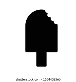 ice cream vector glyph flat icon