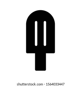 ice cream vector glyph flat icon 