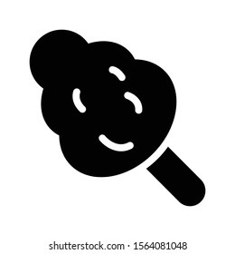 ice cream vector glyph flat icon 