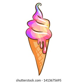 ice cream vector graphic design clipart