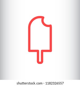 ice cream  vector icon 10 eps