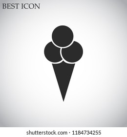ice cream  vector icon 10 eps
