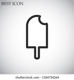 ice cream  vector icon 10 eps