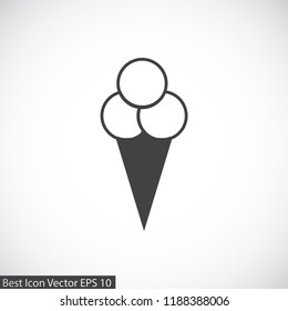 ice cream  vector icon 10 eps