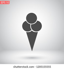 ice cream  vector icon 10 eps