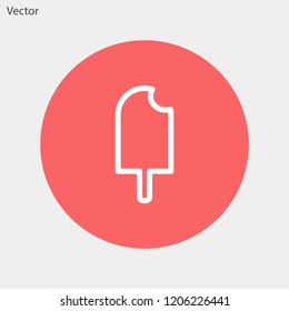ice cream  vector icon 10 eps