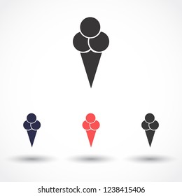 ice cream  vector icon 10 eps