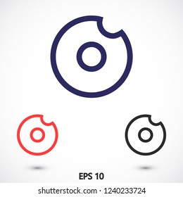 ice cream  vector icon 10 eps