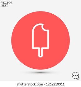 ice cream  vector icon 10 eps