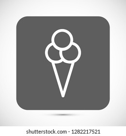 ice cream  vector icon 10 eps
