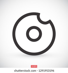 ice cream  vector icon 10 eps